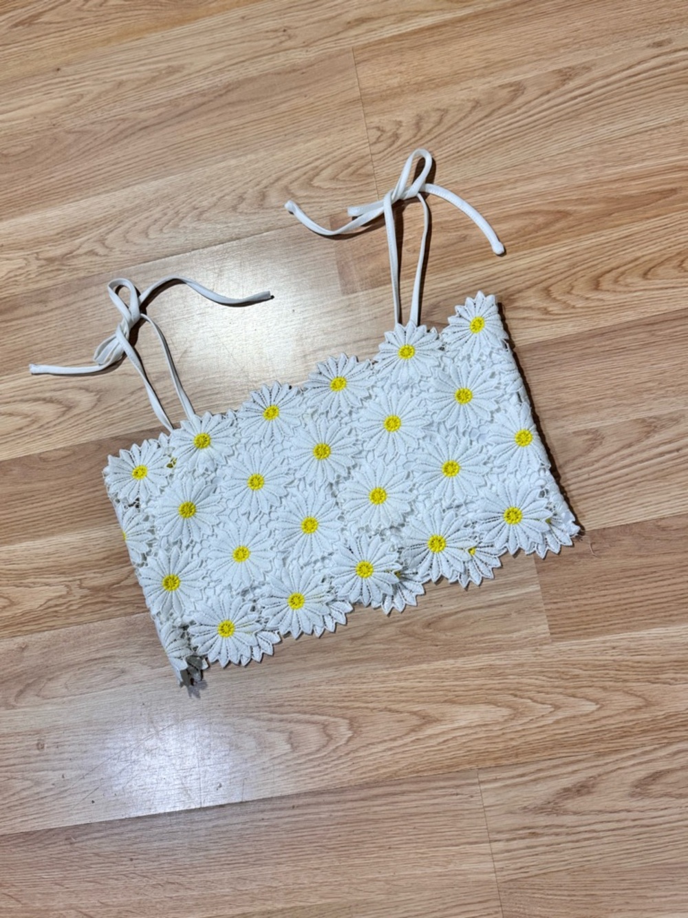 Sunflower Shoulder Tied Tank Top